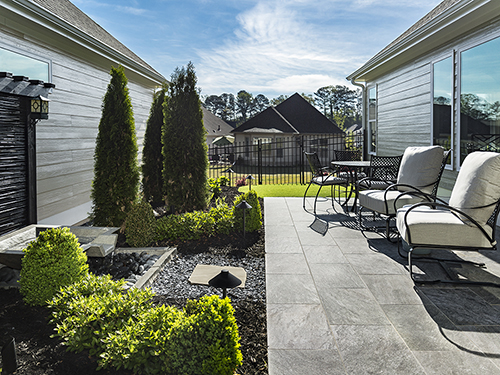 Outdoor living is one of the luxuries of living in a Windsong community>